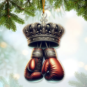 Custom Name Ornament, Boxing Player