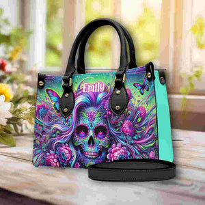 Lady Halloween Personalized Leather Handbag