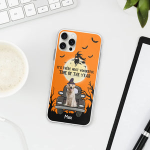 Most Wonderful Time Of The Year - Custom Photo And Name - Personalized Phone Case, Gift For Halloween