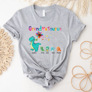 Family Dinosaurus - Custom Appearances And Names - Personalized T-Shirt - Family Gift