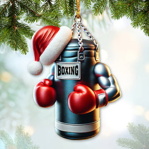 Custom Ornament, Boxing Ornament, Christmas Room Decor