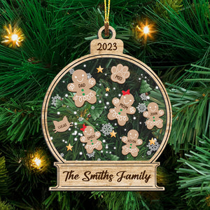 Personalized Ornament - Christmas Tree - Christmas Gift For Family - Custom Shaker Ornament