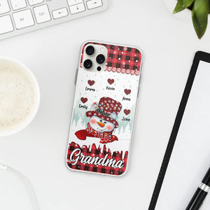 Heart Color Family Christmas Gift - Custom Names - Personalized Phone Case, Christmas Gift, Gift For Family