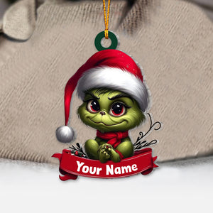 Custom Name Ornament, Merry Christmas Dwarf