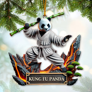 Custom Ornament, Kung Fu Panda Ornament, Christmas Decor