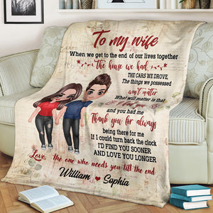 The House We Had - Custom Couple Appearances And Names - Personalized Fleece Blanket