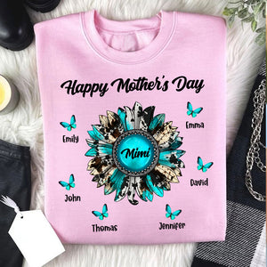 Happy Mother's Day, Butterfly Custom Texts  - Personalized Shirt