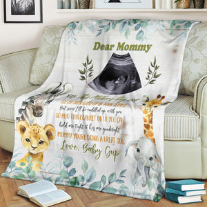 Dear Mommy, This Is Mother's Day - Personalized Fleece Blanket, Gift For Family