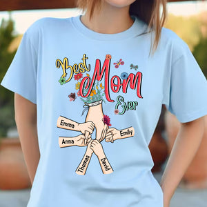 Best Mom Ever, Happy Mother's Day, Custom Texts - Personalized Light Shirt