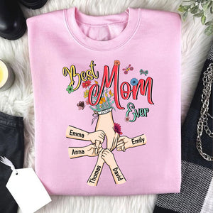 Best Mom Ever, Happy Mother's Day, Custom Texts - Personalized Light Shirt