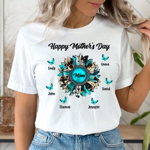 Happy Mother's Day, Butterfly Custom Texts  - Personalized Shirt