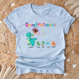 Family Dinosaurus - Custom Appearances And Names - Personalized T-Shirt - Family Gift