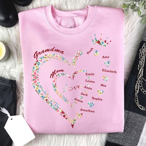 Two Hearts Queen, Happy Mother's Day, Custom Texts - Personalized Light Shirt