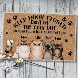 Personalized Doormat, Cat Lovers Gift-Make a Memorable Entrance with a Customizable Sublimation Doormat