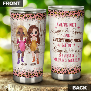 Personalized Sugar & Spice Besties Tumbler, Gift For Best Friend