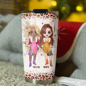 Personalized Sugar & Spice Besties Tumbler, Gift For Best Friend