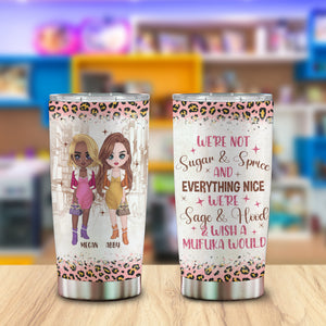 Personalized Sugar & Spice Besties Tumbler, Gift For Best Friend